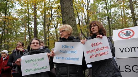 Anwohner sind wütend über die Planung in der Waldstadt.