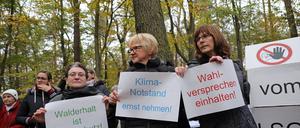 Anwohner sind wütend über die Planung in der Waldstadt.