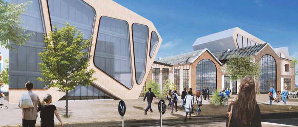 Großprojekt. So soll das RAW-Digitalzentrum einmal aussehen.