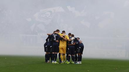 Ein Team unter Druck. Der SVB ist nach 14 Spieltagen noch sieglos.