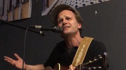 Christian Näthe beim Auftritt im Rechenzentrum im November 2019.