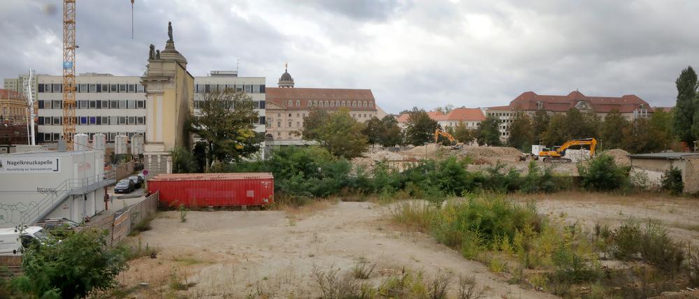 Das Baufeld für das neue Potsdamer Kreativzentrum.