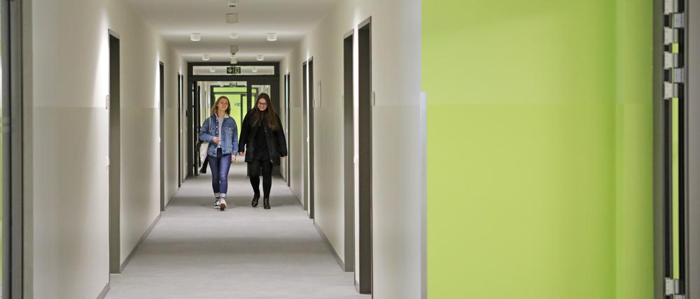Das neue Studentenwohnheim auf dem Campus Golm.