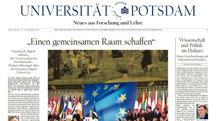PNN-Beilage "Uni Potsdam" vom 16. November 2019