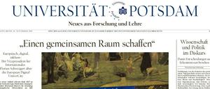 PNN-Beilage "Uni Potsdam" vom 16. November 2019