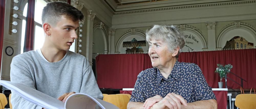 Julius Klingemann und Rosemarie Grajetski.