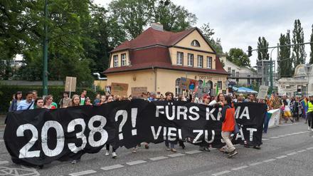 Klimademo in Potsdam im Juni 2019.