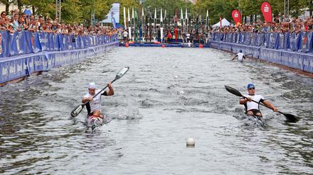 Beim Kanalsprint im September 2019.
