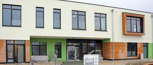 Der 5,3 Millionen Euro teure Kitabau ist fast fertig.