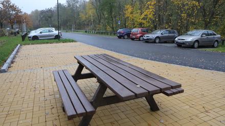 Am Donnerstag standen etwa 15 Autos auf dem Parkplatz. Platz ist für 104 Wagen.