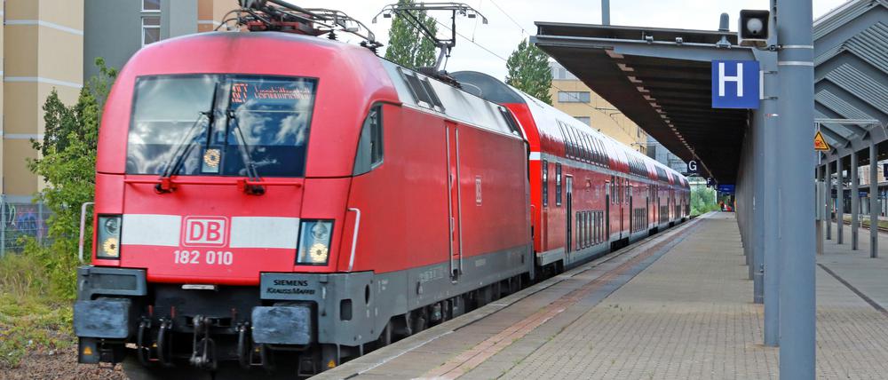 Der Potsdamer Hauptbahnhof. 