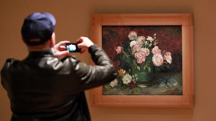 In der Van Gogh Ausstellung im Museum Barberini in Potsdam.