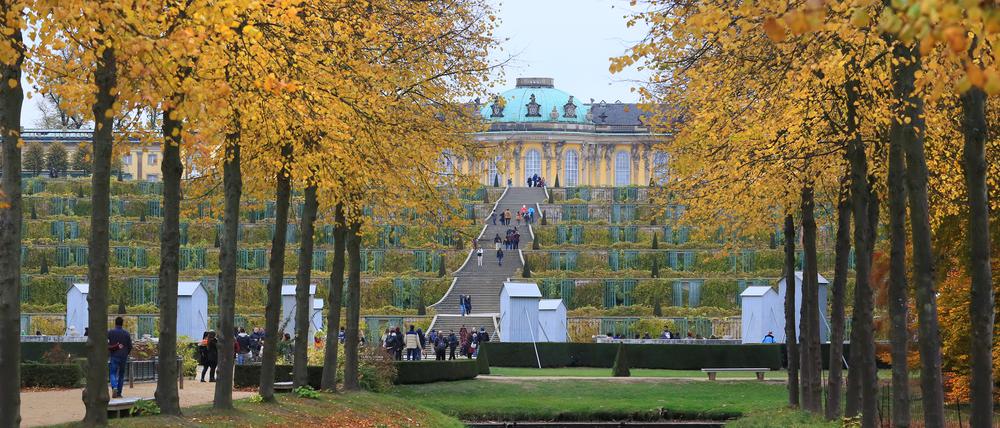 Schloss Sanssouci in Potsdam.