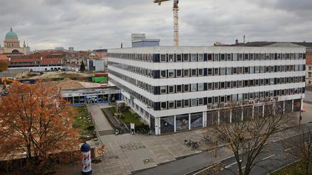 Das Kunst-und Kulturzentrum "Rechenzentrum" in Potsdam.