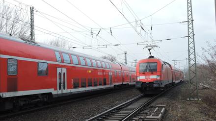Der RE1 ist bald mit bis zu acht Wagen unterwegs.