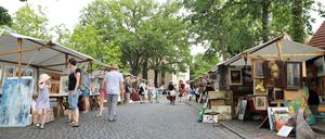 Der Bildermarkt am Weberplatz.