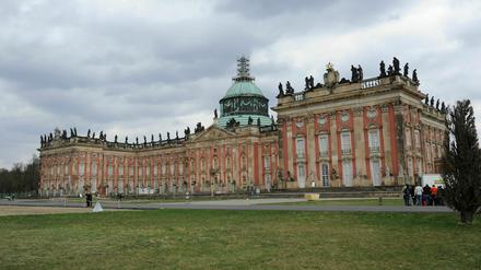 Das Neue Palais im Park Sanssouci. 