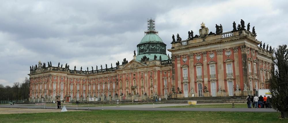 Das Neue Palais im Park Sanssouci. 