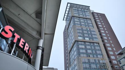 Stern Plaza, das höchste Wohnhochhaus in Potsdam.
