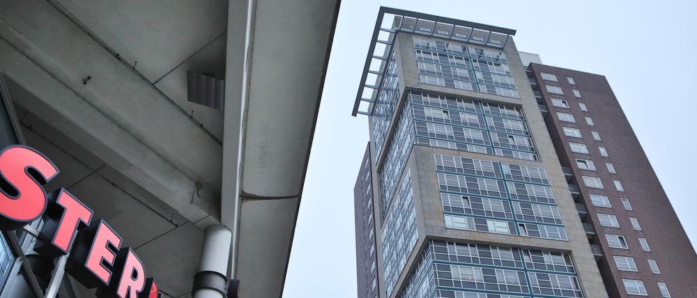 Stern Plaza, das höchste Wohnhochhaus in Potsdam.