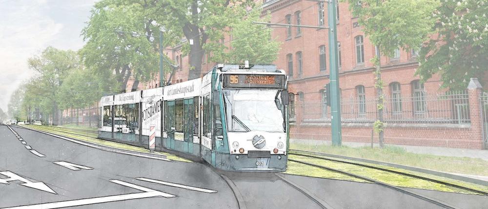 Im Streit um die geplante Tramtrasse nach Krampnitz hat sich jetzt auch die CDU eingeschaltet.