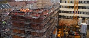 Die Baustelle der Garnisonkirche.