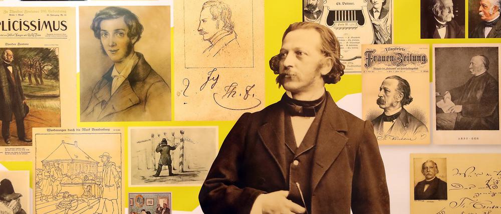 Die neue Dauerausstellung „Dem Nachlass Fontanes auf der Spur“ in der Villa Quandt.