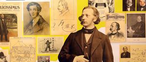 Die neue Dauerausstellung „Dem Nachlass Fontanes auf der Spur“ in der Villa Quandt.