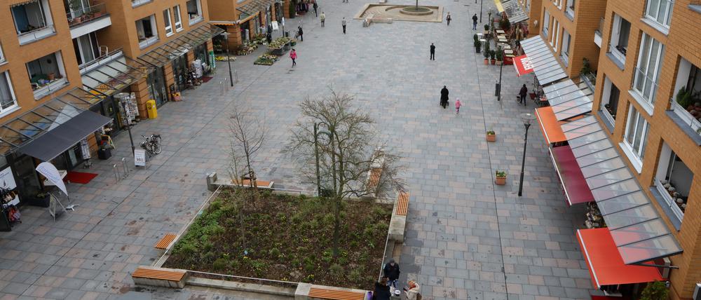 Der Rathausmarkt in Kleinmachnow