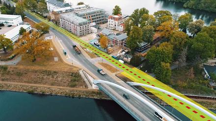 Die Trasse soll über die zum Ortsteil Neu Fahrland gehörende Nedlitzinsel verlaufen.
