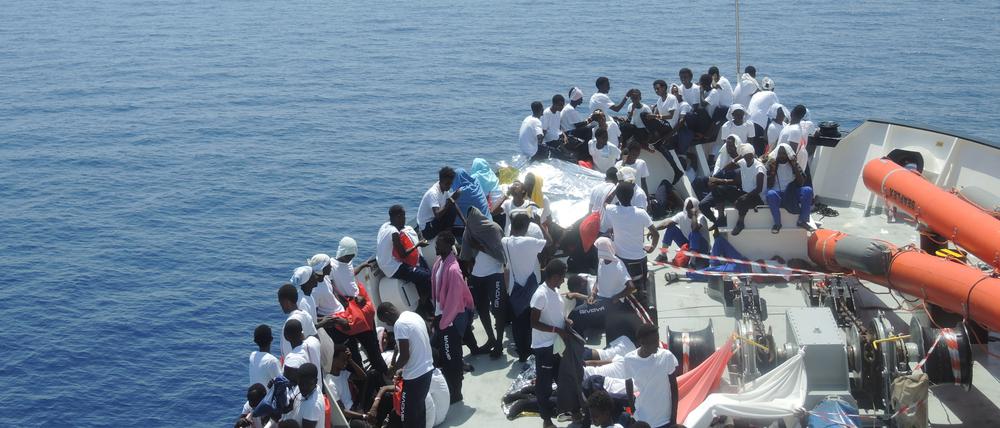 Potsdam nimmt 24 aus Seenot gerettete Flüchtlinge auf.