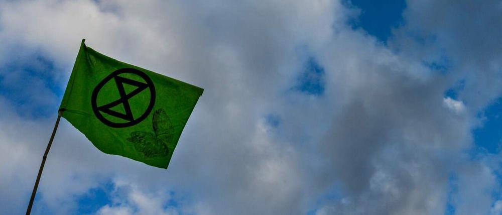 Logo der Umweltschutzbewegung Extinction Rebellion.