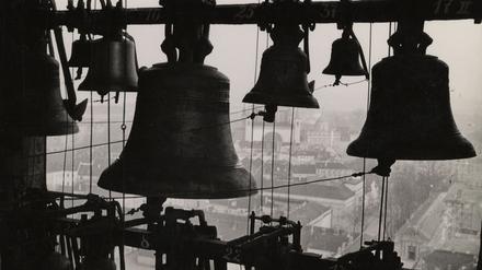 Das Glockenspiel der Garnisonkirche, aufgenommen im Jahr 1934.