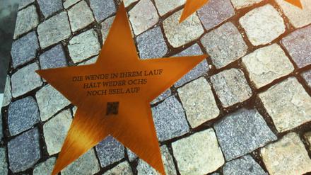 Ein Entwurf für das Demokratiedenkmal am Luisenplatz - insgesamt hatten neun Künstler Vorschläge gemacht.