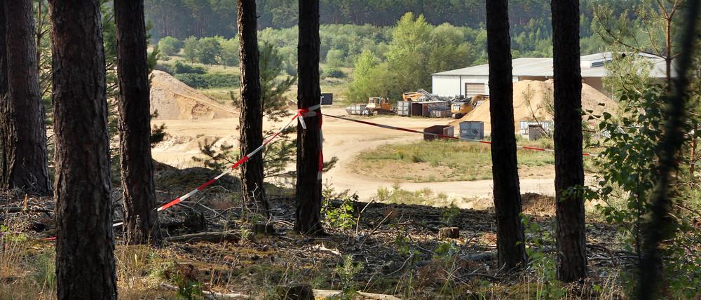 Der Kiestagebau der BZR zwischen Saarmund und Langerwisch, der zur Mülldeponie werden könnte, liegt im Naturpark Nuthe-Nieplitz-Niederung.