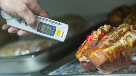 In Potsdam gab es zu wenig Lebensmittelkontrollen in Restaurants. 