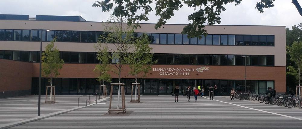 Der Neubau der Leonardo-da-Vinci-Gesamtschule im Bornstedter Feld.