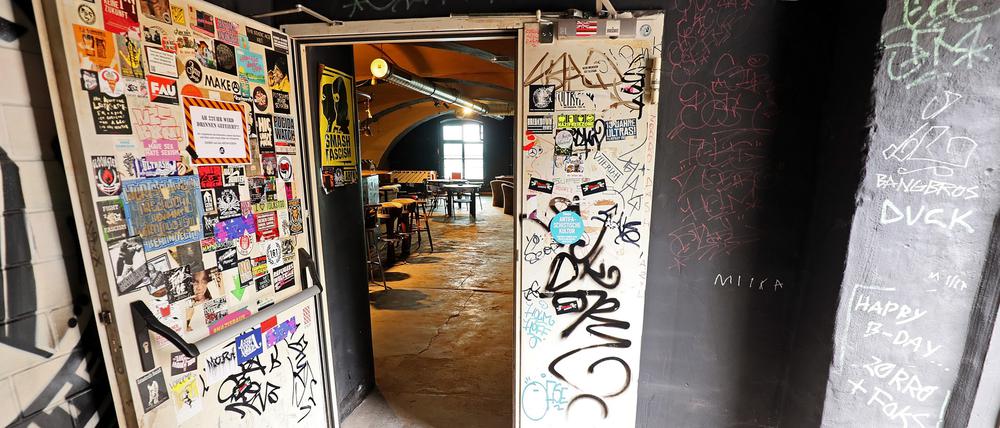 Der Eingang zum "Archiv". Das alternative Kulturzentrum wird derzeit grundlegend saniert.