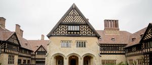 Der Ehrenhof des Schlosses Cecilienhof.