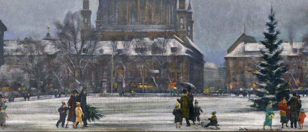 Otto Heinrich, "Potsdam zur Weihnachtszeit", 1940.