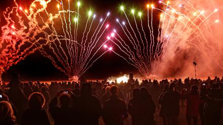 An jedem der drei Abende soll ein großes Feuerwerk den Himmel erleuchten.