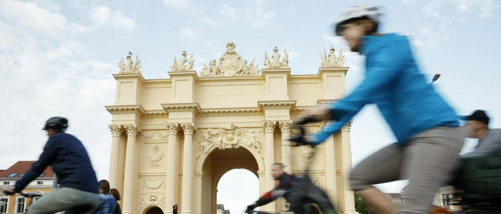 Fahrraddemo im Frühjahr 2019.