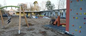 Raum zum Spielen. Die neue Kita in Glindow besteht aus drei eingeschossigen Flügeln.