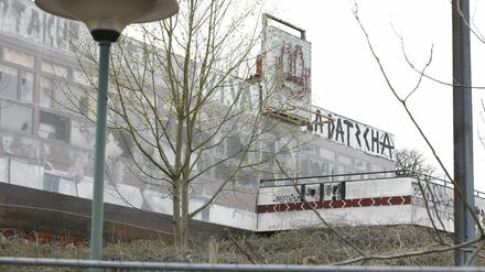 Das ehemalige Terrassenrestaurant Minsk am Brauhausberg im April 2019.