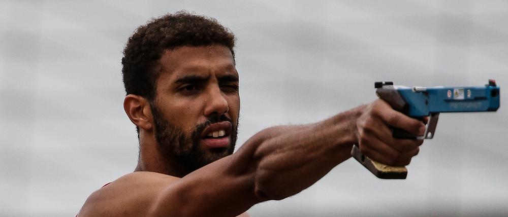 Fünfkämpfer Patrick Dogue hat seine zweite Olympiateilnahme fest im Visier.