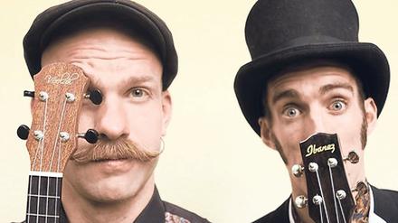 Richard Kimberley und Juri Kussmaul bilden zusammen das Duo „Barada Street“.
