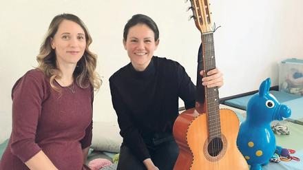 Die Organisatorinnen. Friederike Linke (l.) und Jeannette Sucharowski. 