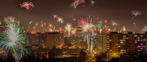 Die Silvester-Böllerei hinterließ in Potsdam wieder viel Müll.
