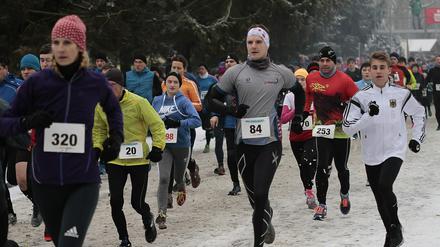 Aktiv im Winter: Caputh markiert für viele den Einstieg ins Laufjahr. 