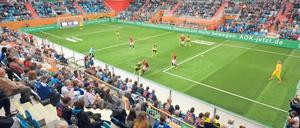 Aufgrund der Nähe zueinander ist der Turbine-Hallencup für Zuschauer und Spielerinnen gleichermaßen ein besonderes Erlebnis.